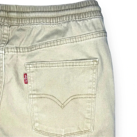 Levi’s Boys’ Slim Fit Beige Shorts XL - Drawstring Elastic Waist Band - Picture 3 of 7